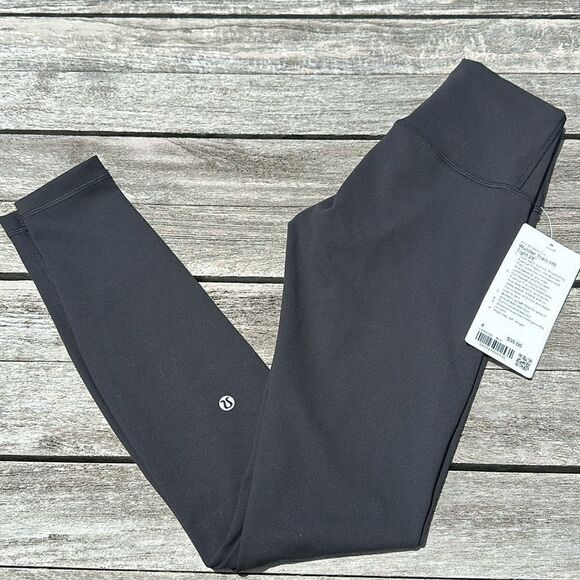 Lululemon Wunder Train High-Rise Tight 28" Black size 4 NWT‎ - Picture 1 of 6